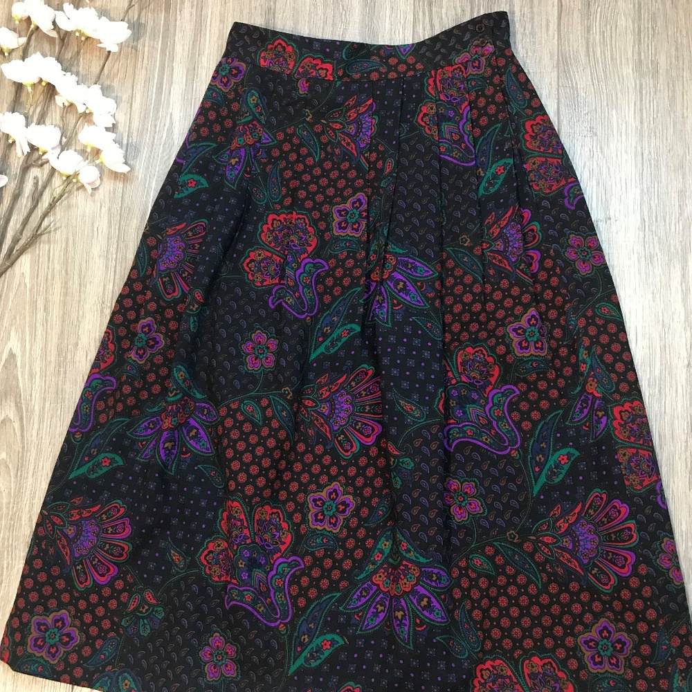 Jerri Sherman 100% Wool Skirt Size 8